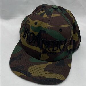 The Classics Iron Rebel Power Gear Camo Snapback Cap Hat